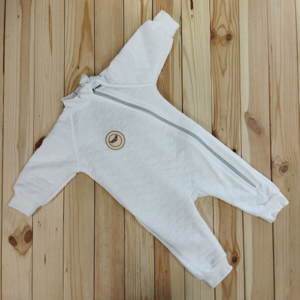 Комбинезон с открытыми ножками Капитош (рост62 Экрю)