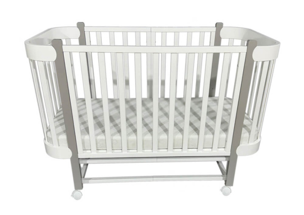 Кровать Антел Солнышко-3 (Белый/Серый)