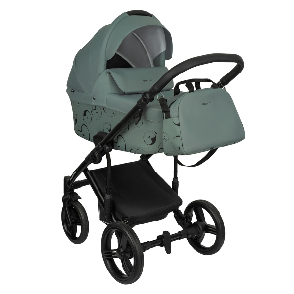 Коляска MAGNUM LIGHT SE 2в1 (Bebetto) (Light Se 09 (шалфей) черная рама)