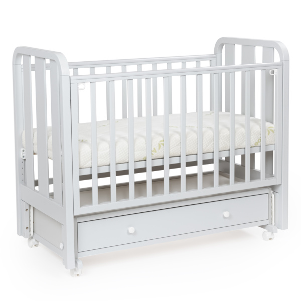 Кроватка Bebizaro Heirloom маятник универсальный с ящиком. (Grey)