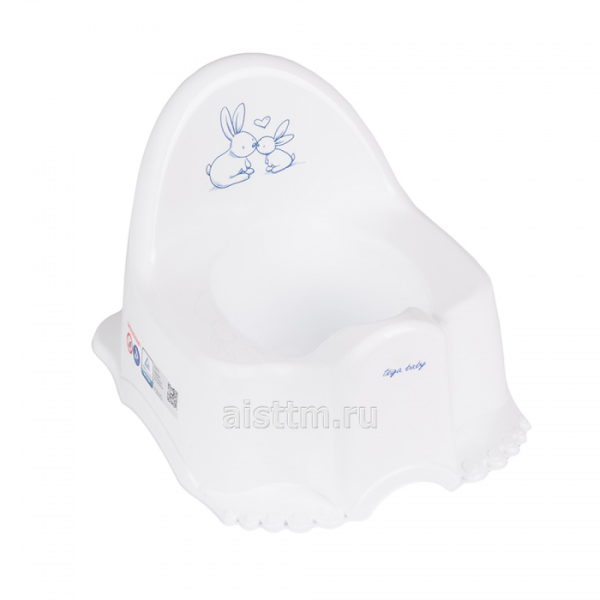 Горшок музыкальный Little Bunnies (Кролики) (Белый)