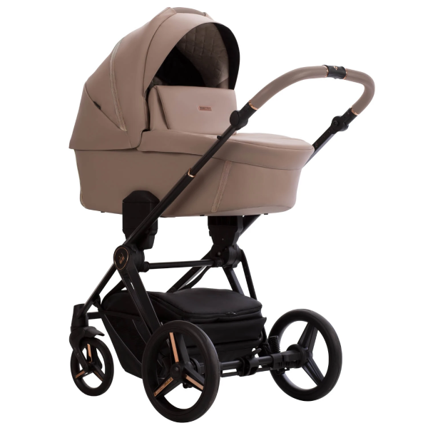 Коляска Bebetto Monti PRO 2в1 (03 Stella бежевая кожа)