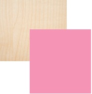 Стол компьютерный №1 126,6х132,6х65 см (Клён+светло розовый)