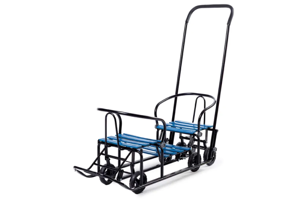 Санки Погодки Универсал 1  ПУС0-1 (Черный/голубой)