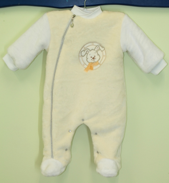 Комбинезон на подкладе Топ-Топ  (рост56-62 Кремовый)