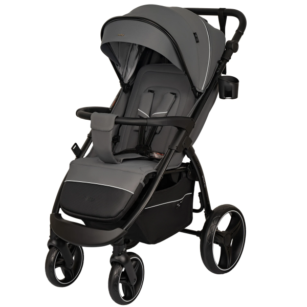 Коляска прогулочная Indigo Epica XL'2025   (Темно-серый)