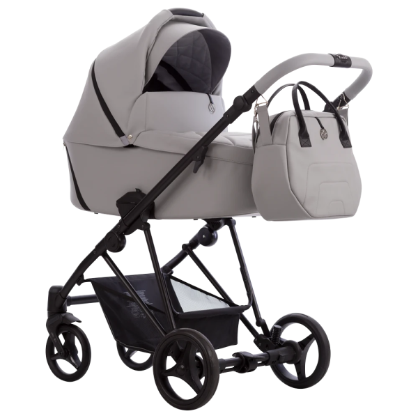 Коляска Bebetto Yoddi PRO 2в1 (Pro 02 св.серая кожа)