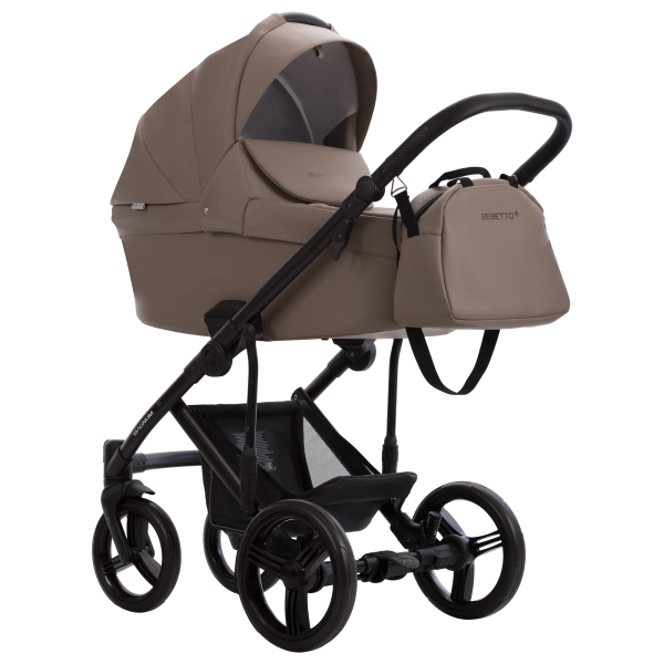 Коляска Bebetto Magnum Light PRO  2в1 (05 т.бежевая кожа) Коляска Bebetto Magnum Light PRO  2в1 (05 т.бежевая кожа)