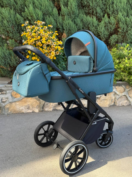 Коляска 2в1 Sevillababy Eletta E77 (Teal Bay/бирюзовый)