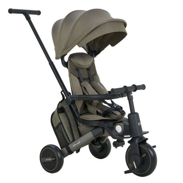 Велосипед трехколесный Pituso Leve Pro T8 PLUS-2026 (T8 PLUS-Kh Khaki/Хакки(серая рама))