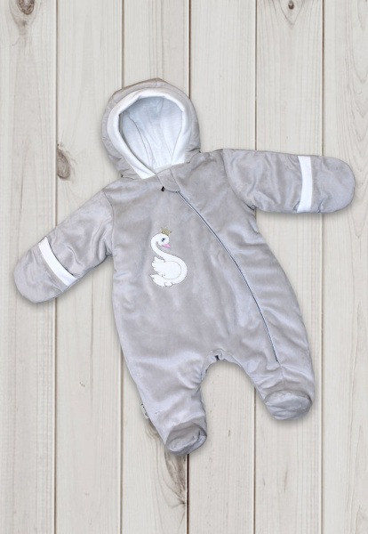 Комбинезон на синтепоне Балуша Балет (рост62серый)