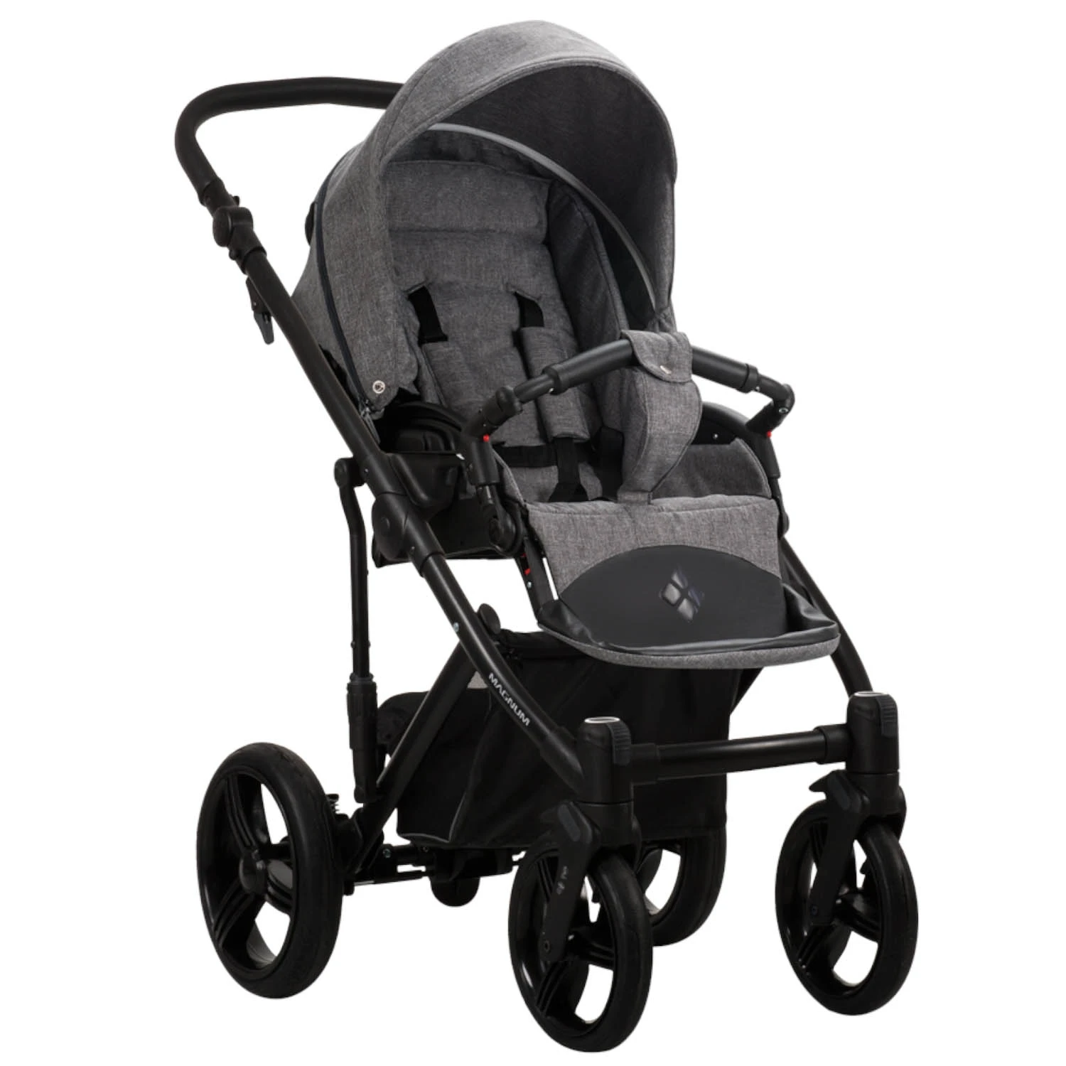 Коляска Bebetto Magnum LUX 2в1 (LG195 т.серый) Коляска Bebetto Magnum LUX 2в1 (LG195 т.серый)