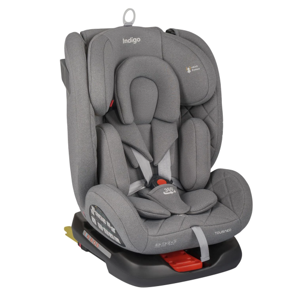 Автокресло Indigo Tourneo S Isofix (0-36 кг) (Серый)