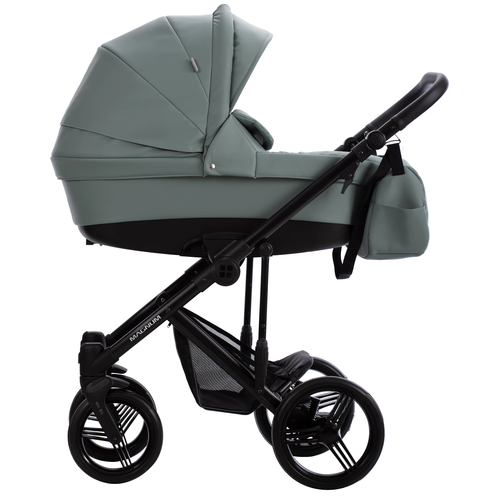 Коляска Bebetto Magnum PRIMA 2в1 (Prima 07 шалфей кожа) Коляска Bebetto Magnum PRIMA 2в1 (Prima 07 шалфей кожа)