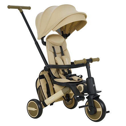 Велосипед трехколесный Pituso Leve Pro T8 PLUS-2026 (T8 PLUS-TRUF-Beige Truffel (beige)/трюфель-беж (беж. рама))