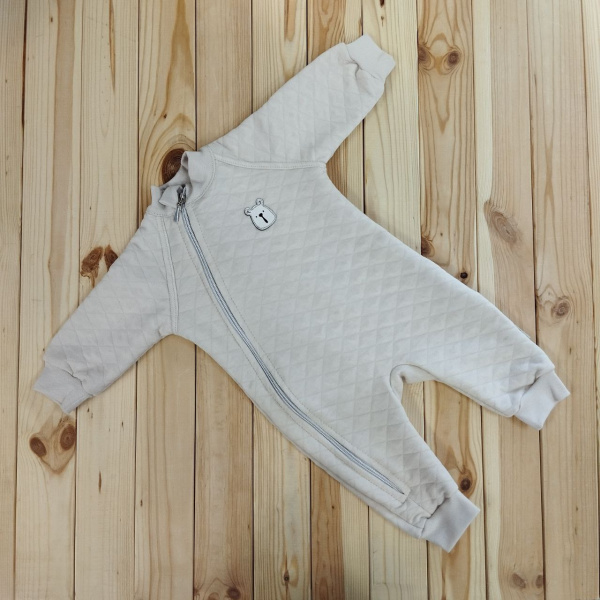 Комбинезон с открытыми ножками Капитош (рост62 Кремовый)