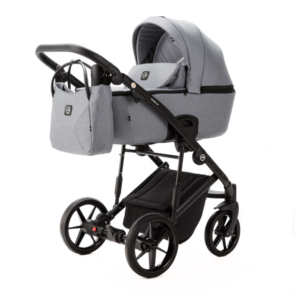 Коляска детская 3в1 Adamex Mobi Air New - Tip  (MN-TK60/Серый)