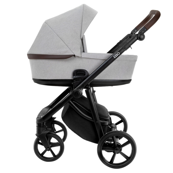 Коляска Roan Esso 2 в1 (ESS112/1 Iced Coffee/Black/руч.)