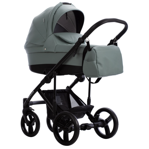 Коляска Bebetto Magnum PRIMA 2в1 (Prima 07 шалфей кожа) Коляска Bebetto Magnum PRIMA 2в1 (Prima 07 шалфей кожа)