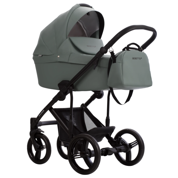 Коляска Bebetto Magnum Light PRO  2в1 (02 шалфей кожа) Коляска Bebetto Magnum Light PRO  2в1 (02 шалфей кожа)