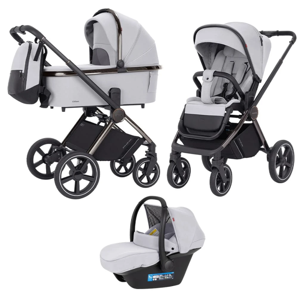 Коляска 3 В 1  Carrello Ultimo (Arctic Grey CHROME)