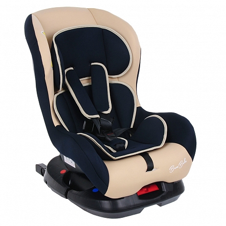 Автокресло Bambola Bambino Isofix 0-18 кг (Бежевый/темно синий)