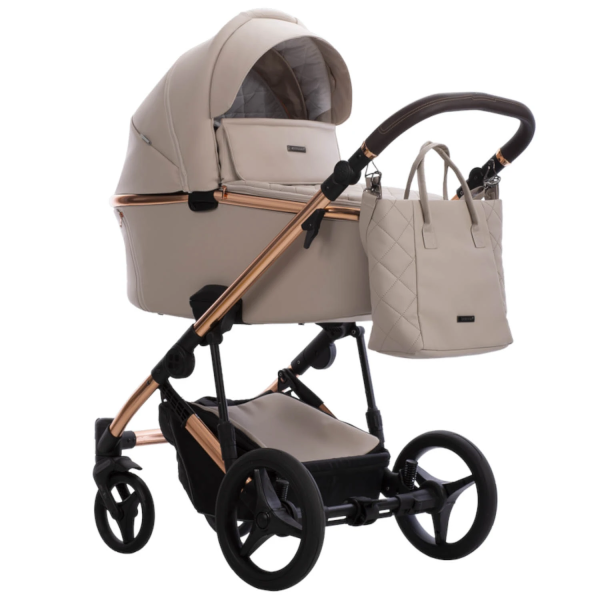 Коляска Bebetto Loren Stella 2в1 (05 бежевая кожа) Коляска Bebetto Loren Stella 2в1 (05 бежевая кожа)